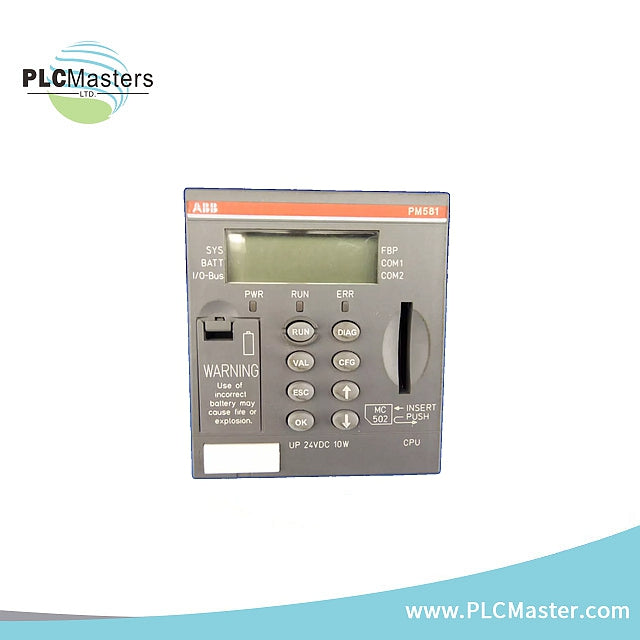 Controlador lógico programable ABB PM581 1SAP140100R0100